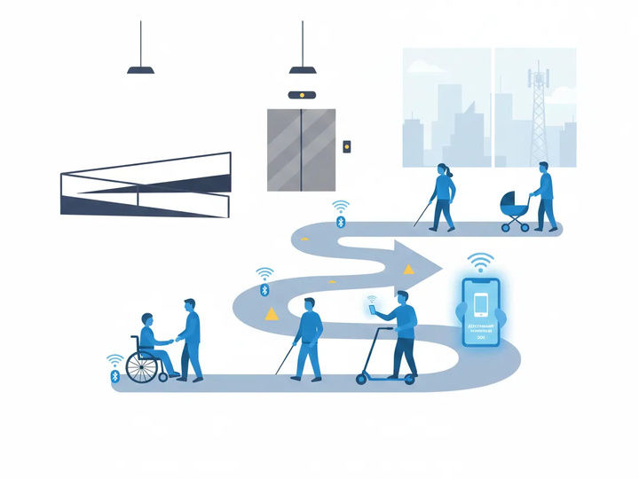 Доступная навигация внутри помещений: Руководство 2026 по соответствию стандартам и универсальному дизайну